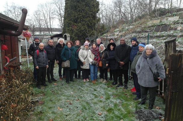 Gruppenbild der Kleingärtner