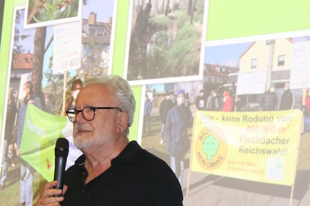 1. Vorsitzender der BN-Kreisgruppe Nürnberg, Klaus-Peter Murawski, auf der Jahreshauptversammlung 2025