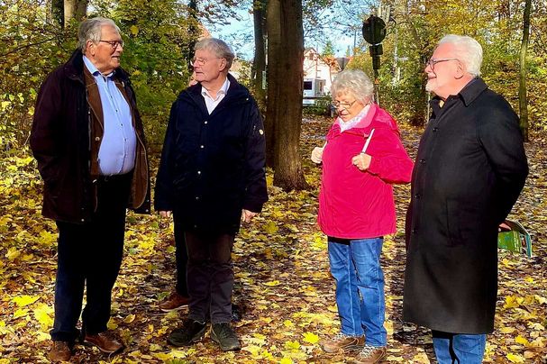 Hubert und Gertrud Weiger, Winfried Berner sowie Klaus-Peter Murawski