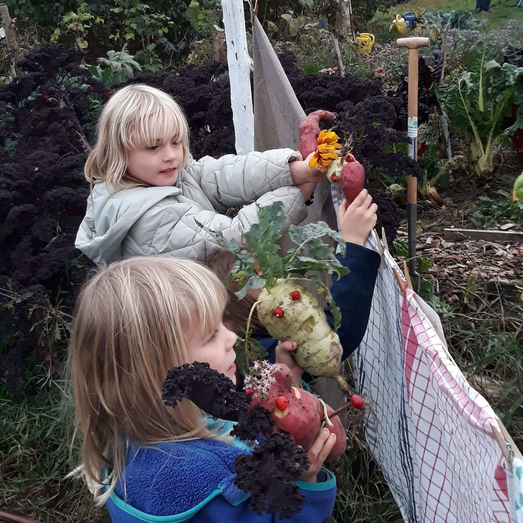 Gemüsetheater (Foto: Cornelia Rotter) Gemüsetheater