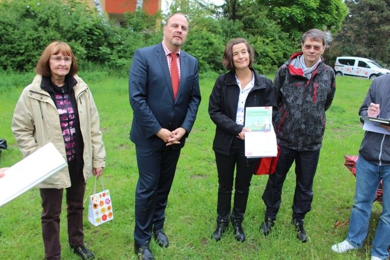 ... mit Bürgermeister Christian Vogel