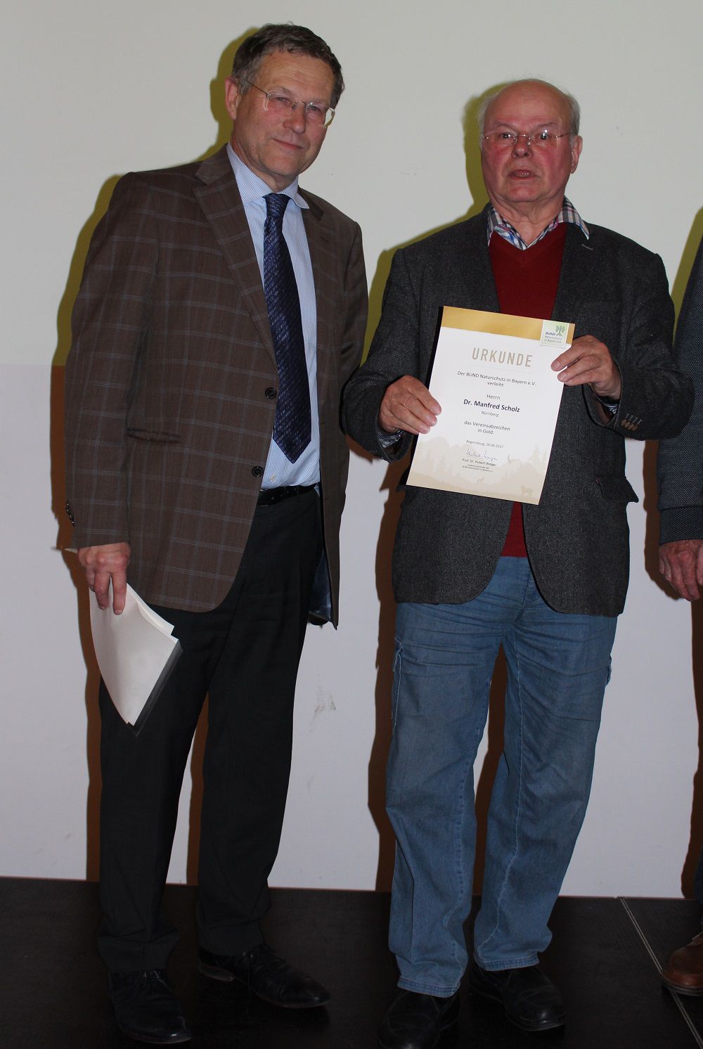 Otto Heimbucher und Manfred Scholz