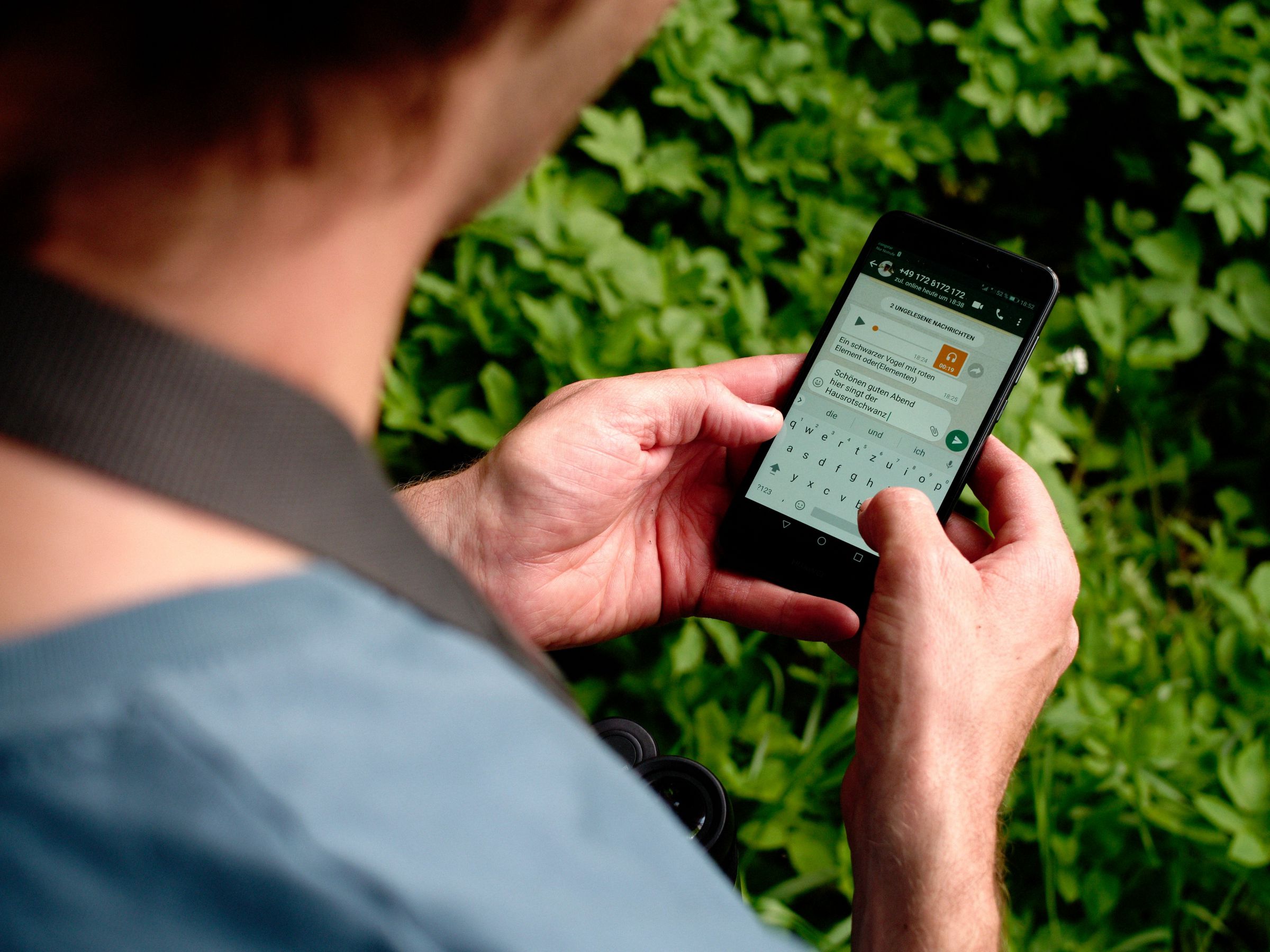 WhatsApp-Vogelstimmenhotline vom Vogelphilipp