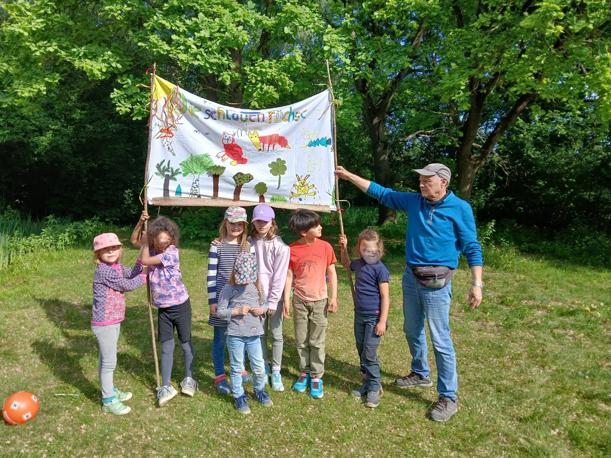 Banner der schlauen Füchse