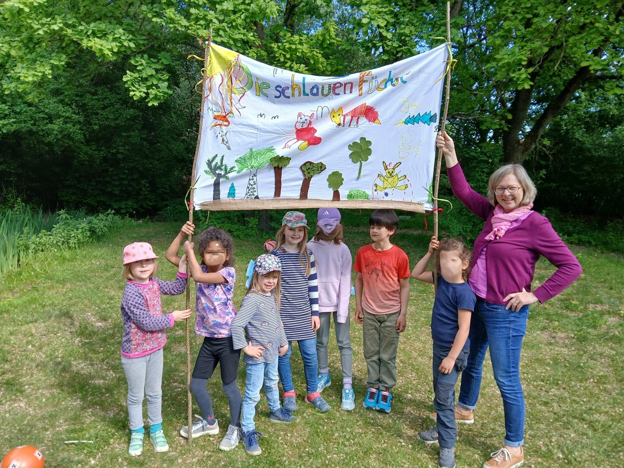 Banner der schlauen Füchse