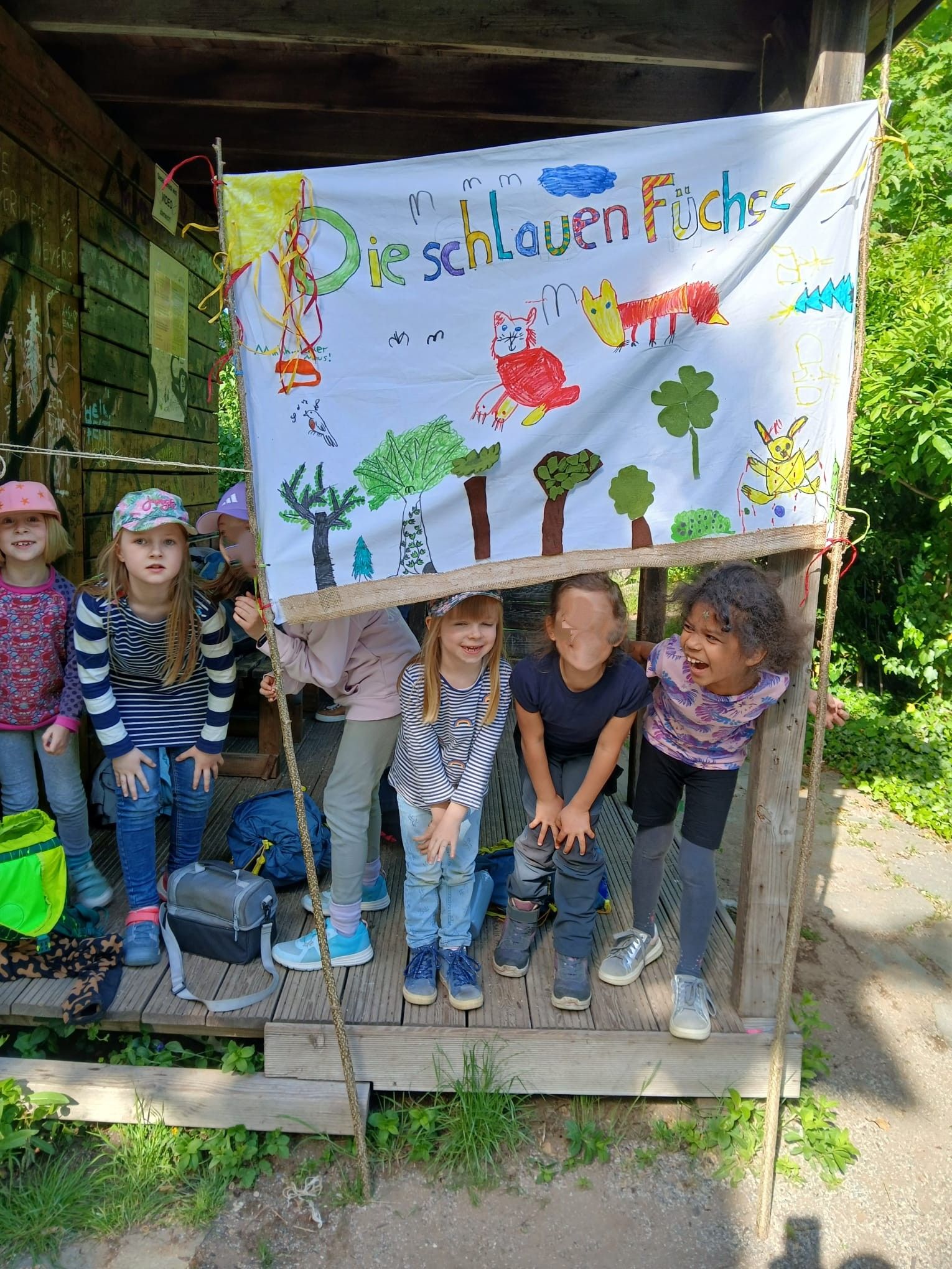 Banner der schlauen Füchse