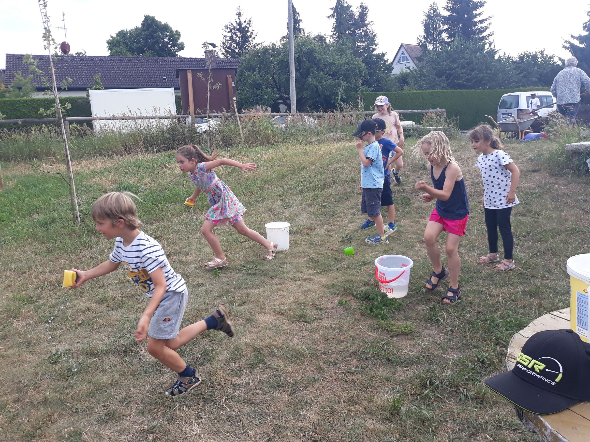  Sommerhitze am Kinderacker Gebersdorf 