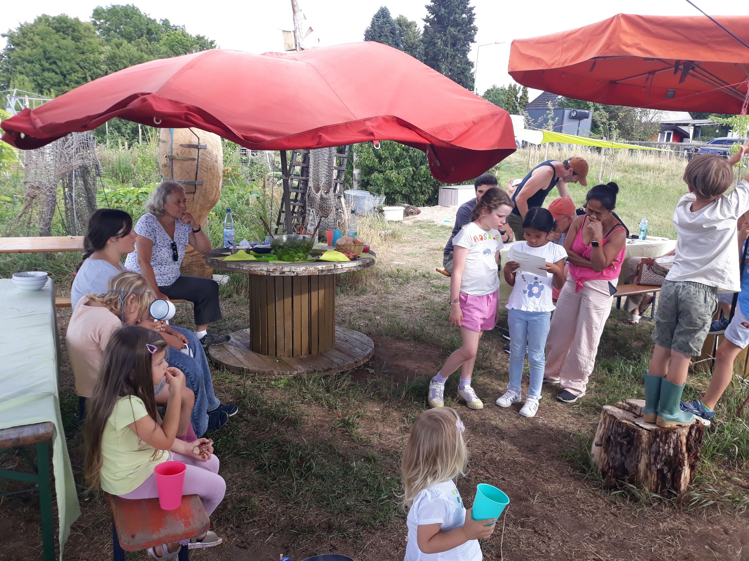 Sommerfest auf dem Kinderacker in Gebersdorf (Foto: Cornelia Rotter) Sommerfest auf dem Kinderacker in Gebersdorf