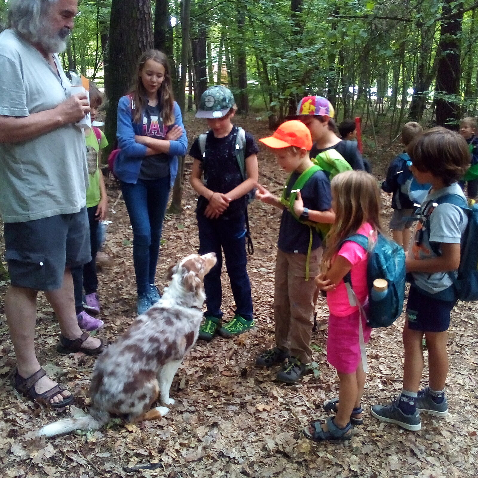 Besuch des Therapiehundes „Biene“