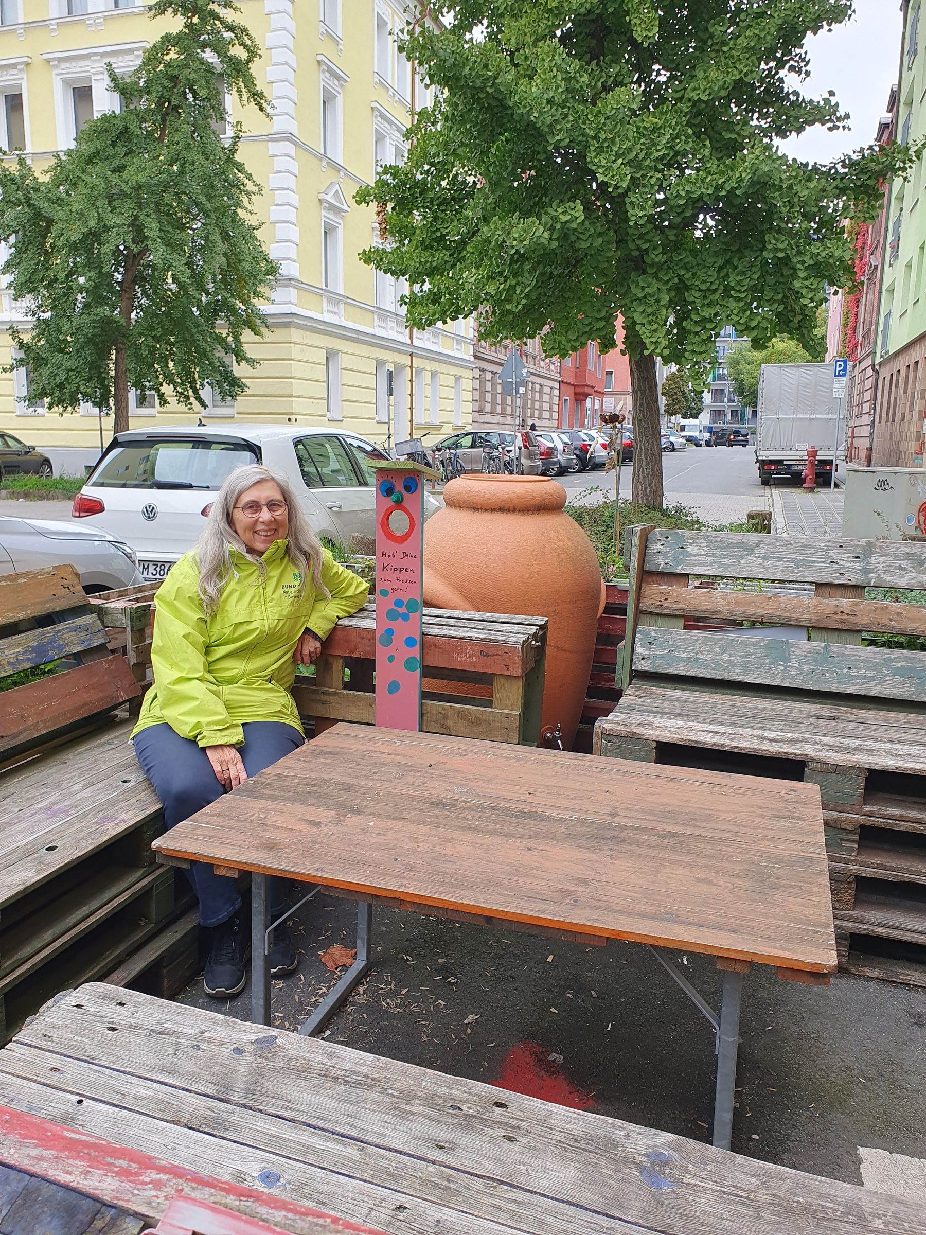 Kippenfresser im Südstadt-Parklet