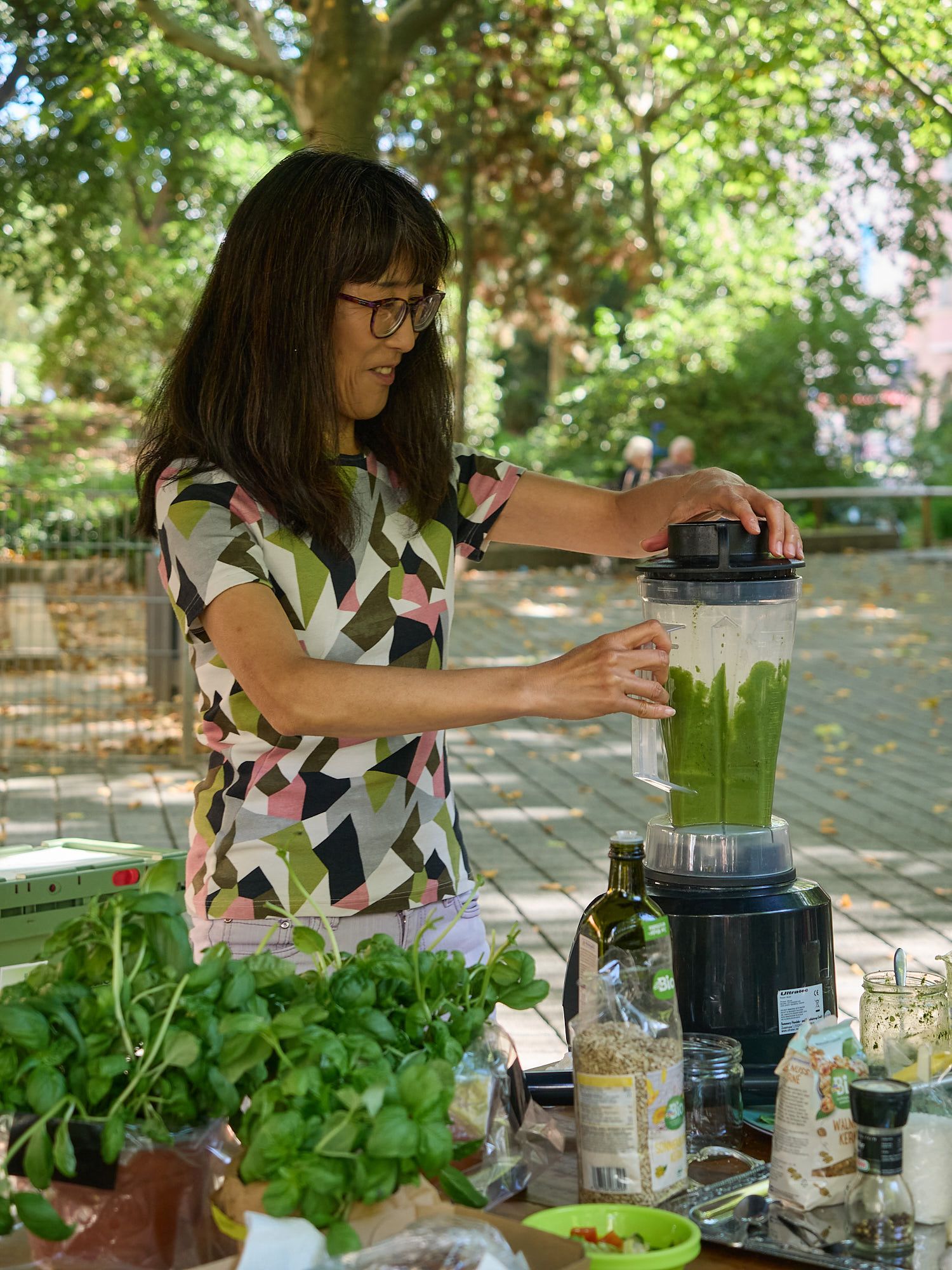 Smoothies am Verpflegungsstand