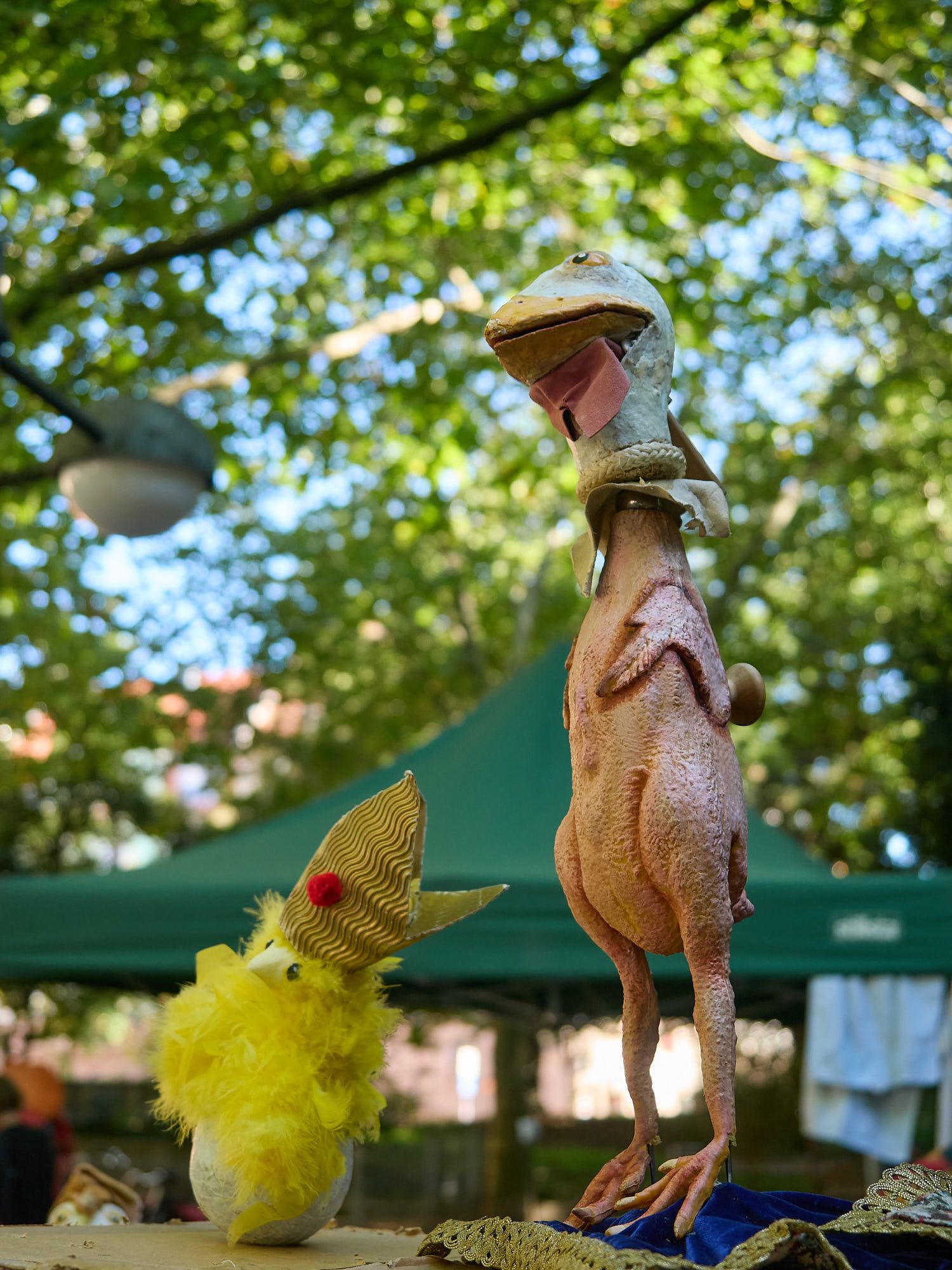 Theater Salzstreuner: Hühner