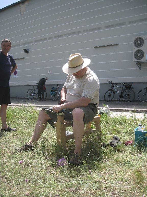 ... und von den Teilnehmern geübt.