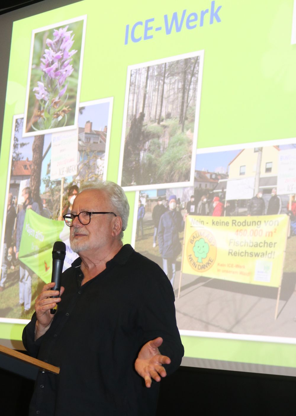 1. Vorsitzender der BN-Kreisgruppe Nürnberg, Klaus-Peter Murawski, auf der Jahreshauptversammlung 2025