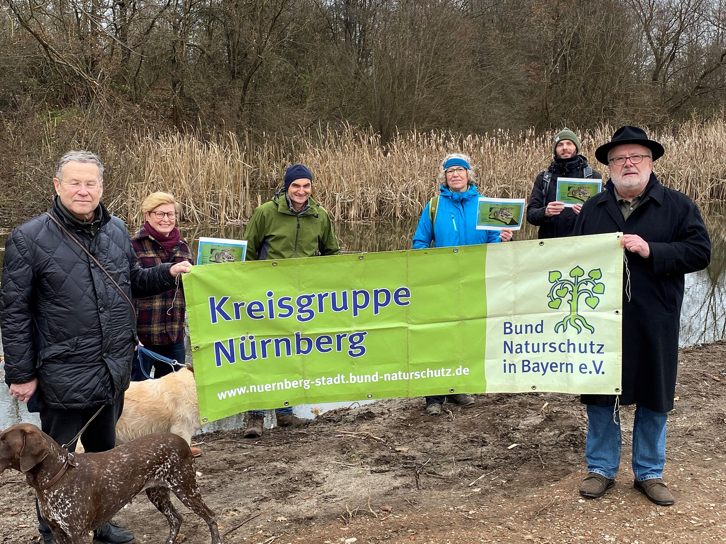 Einweihung des umgestalteten Biotops