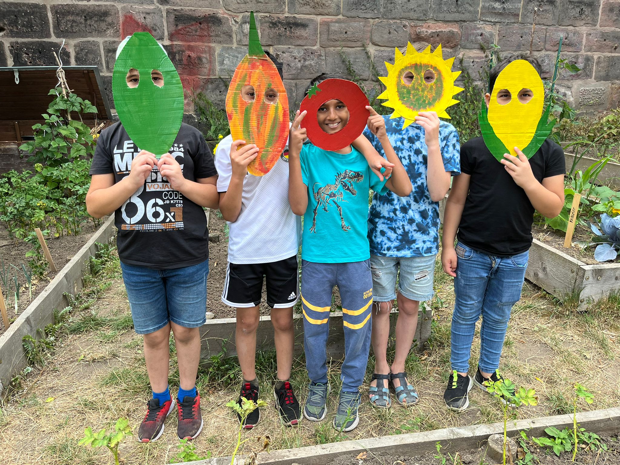 Buntes Gemüse beim Sommerfest