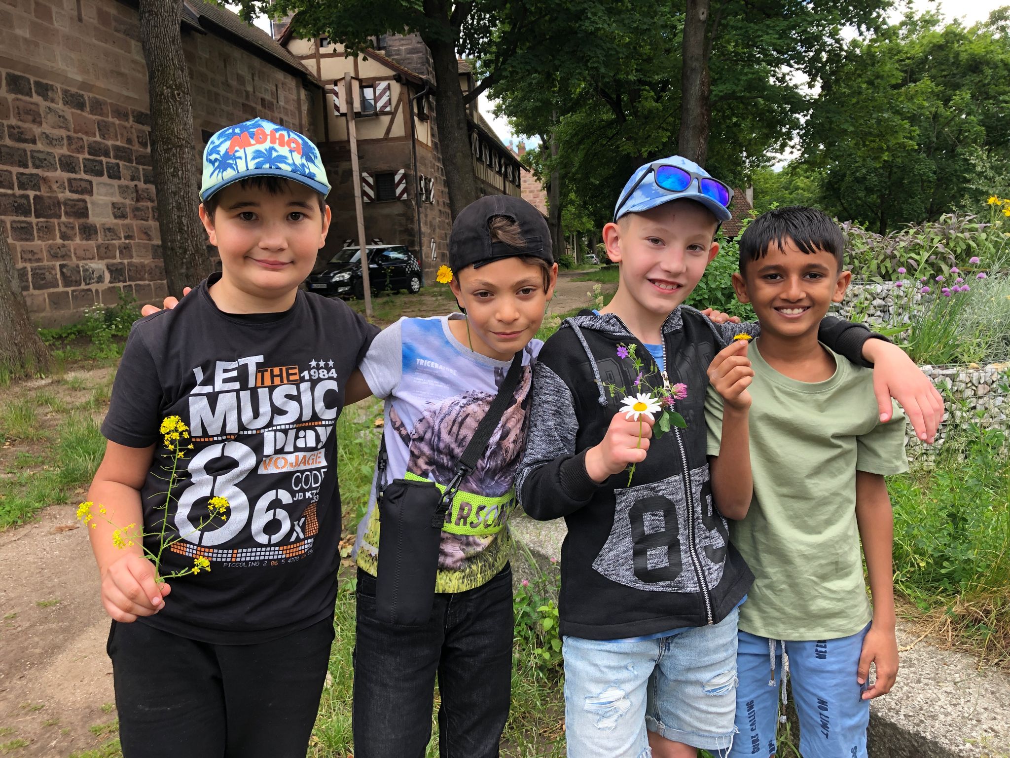 Schüler der Grundschule Paniersplatz