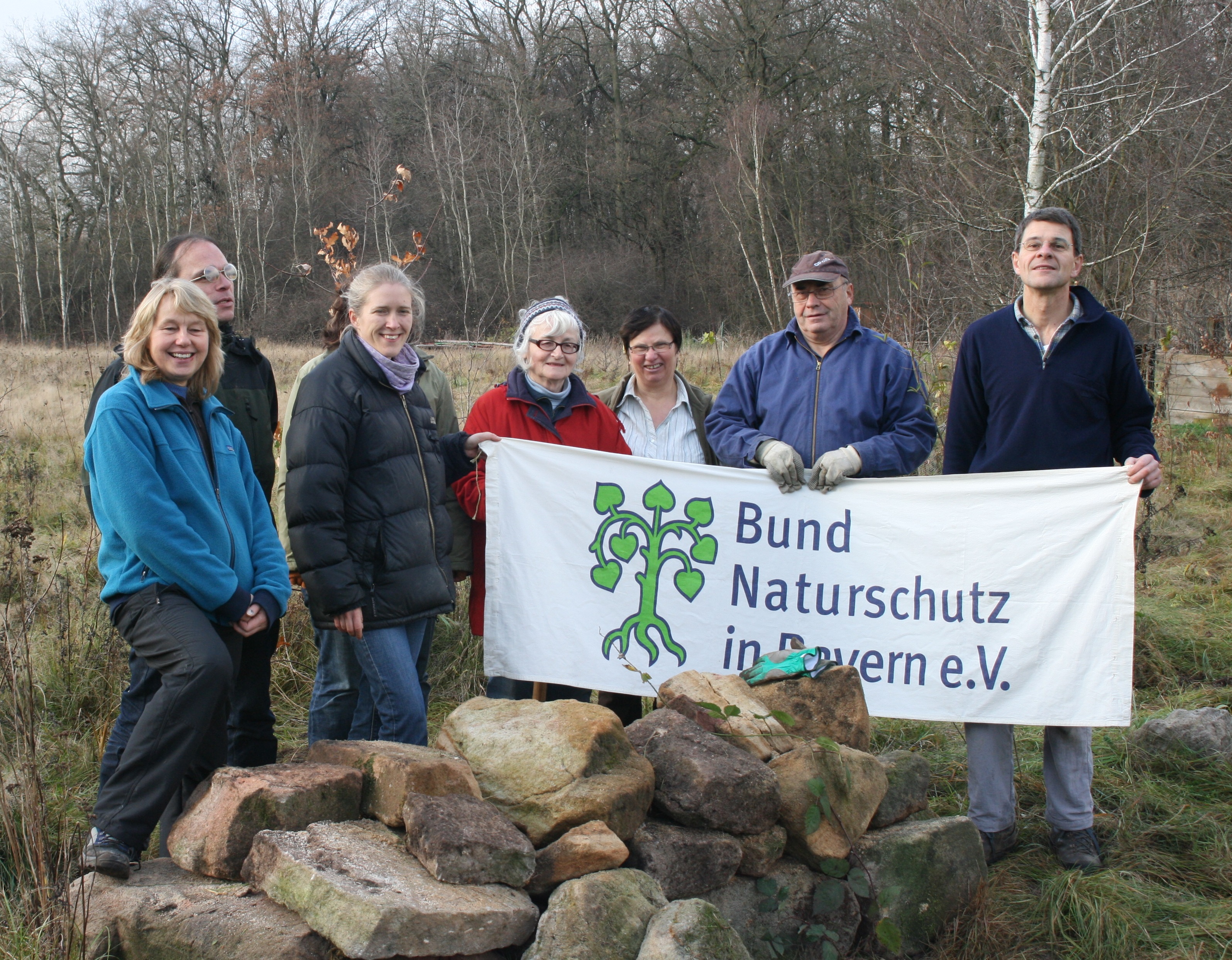 Pflanzen einer Hecke