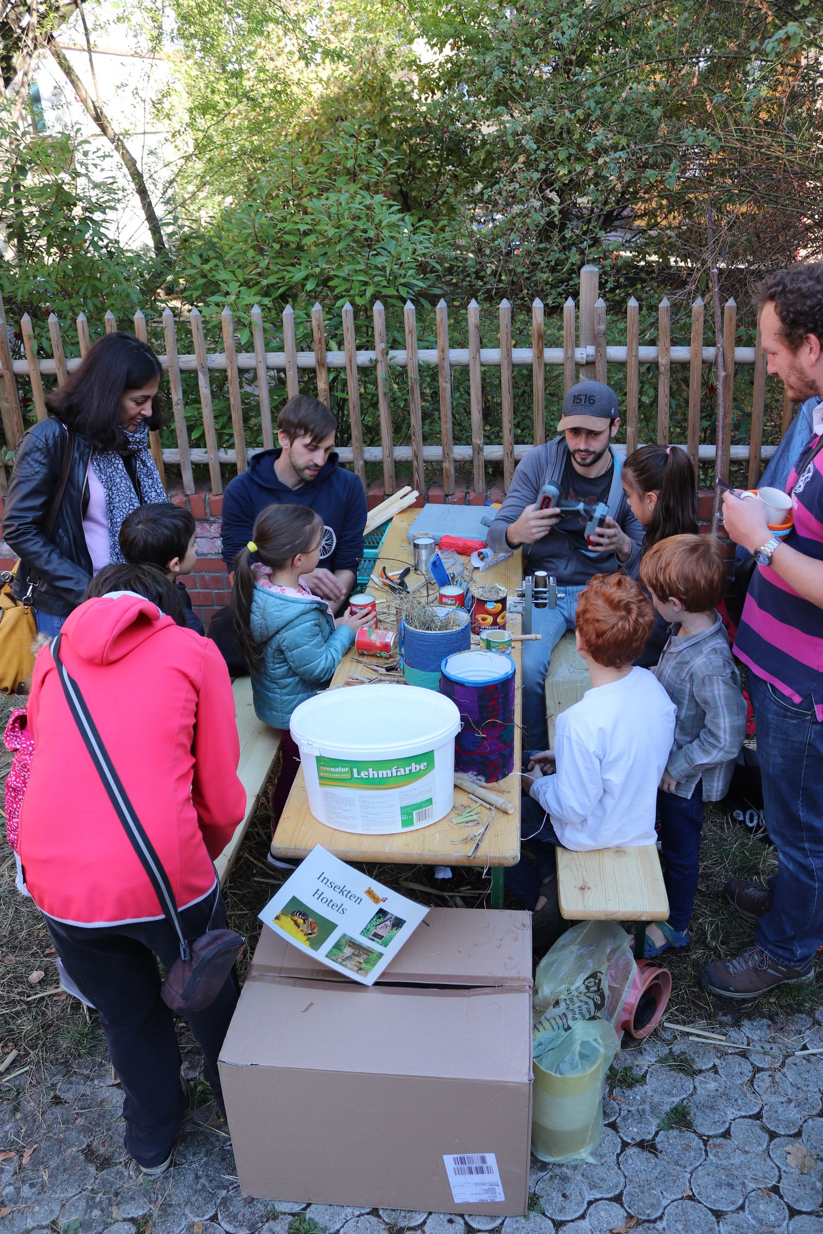 Insektenhotels basteln